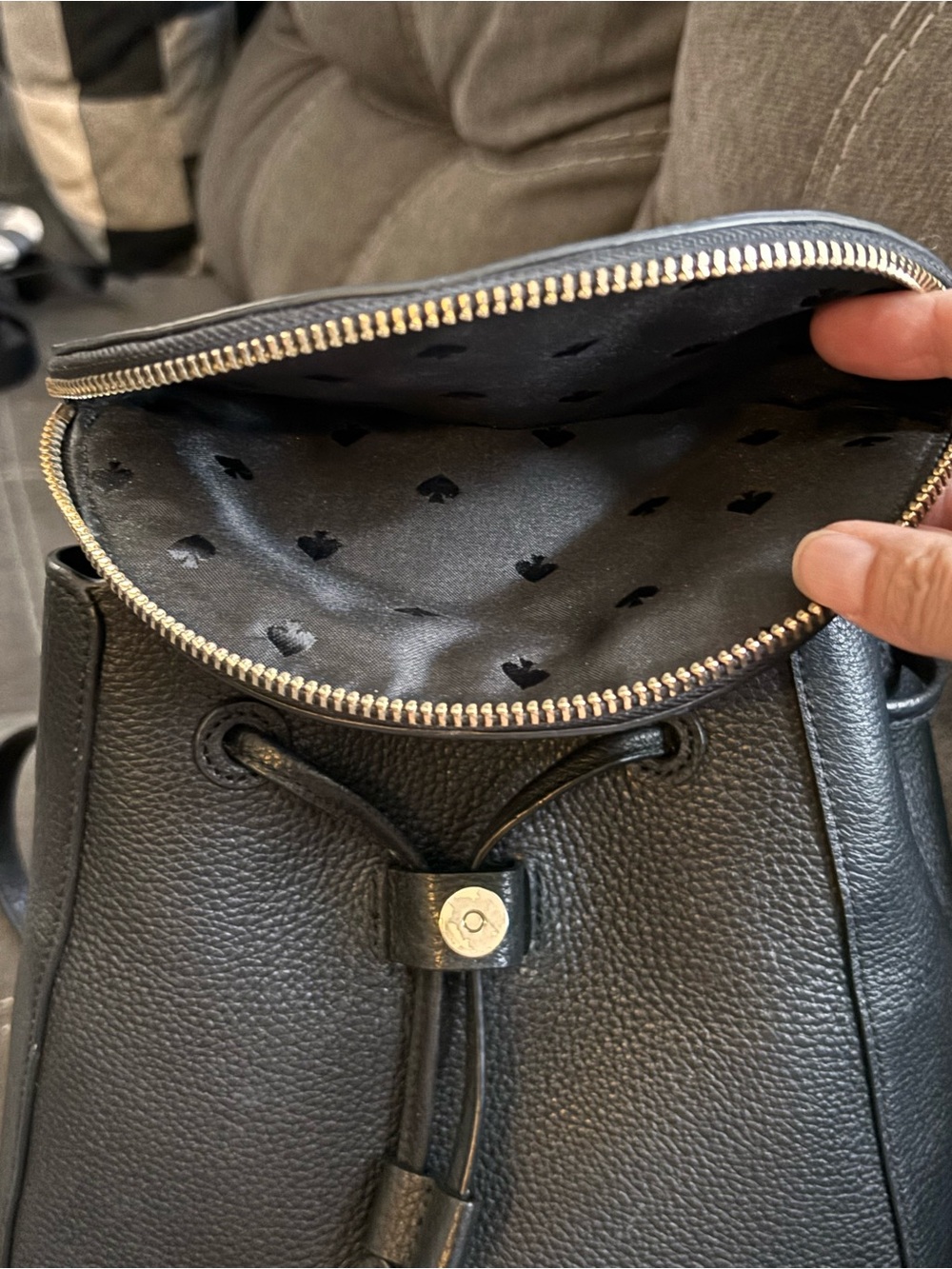 kate spade ♠️ pebbled leather backpack - Picture 7 of 10